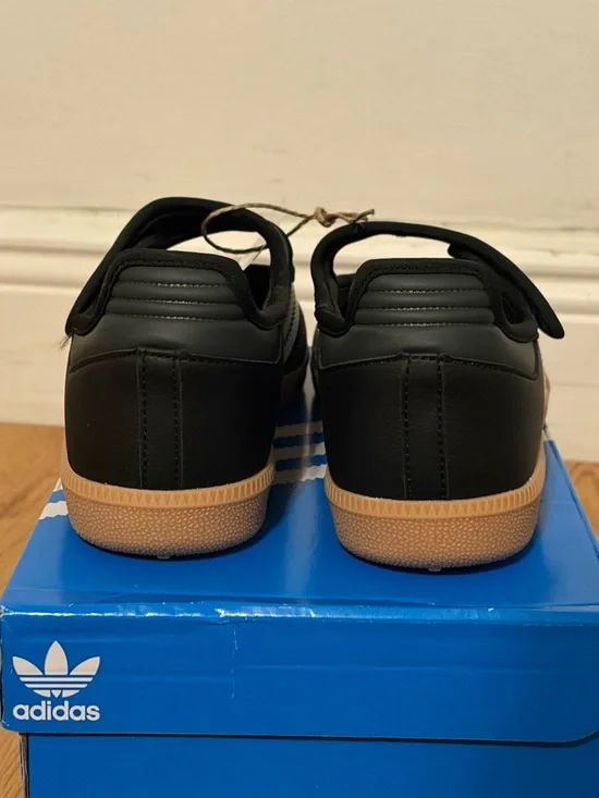 adidas Samba Mary-Jane Sneakers  Women’s Size 10 Black and White NEW - Picture 4 of 10